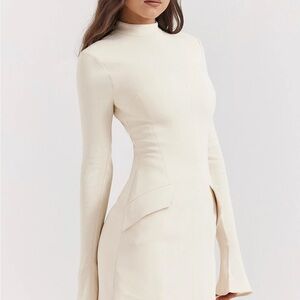 House of CB Cream Mini Dress